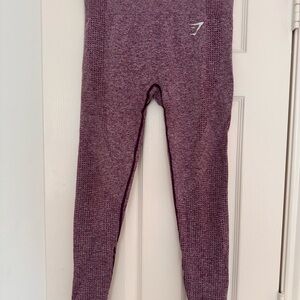 Gymshark Marled Plum Seamless Leggings